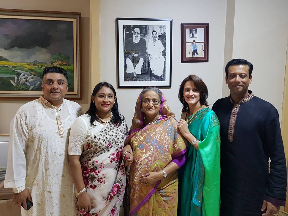 Sajeeb Wazed Joy uploaded a family photo on Facebook, which is stealing the  hearts of his supporters