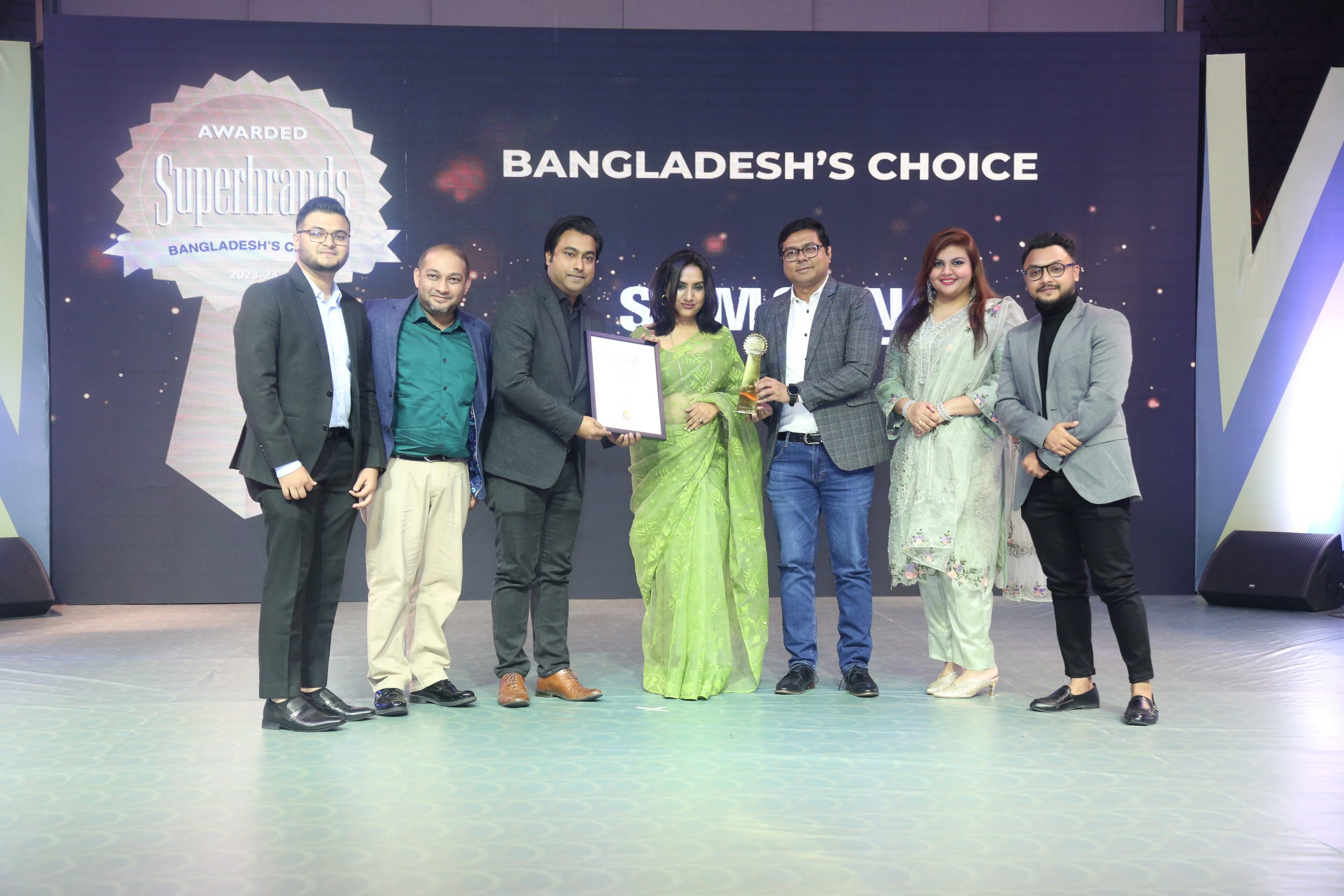 Samsung wins Superbrands Award, a first for Bangladesh TV industry